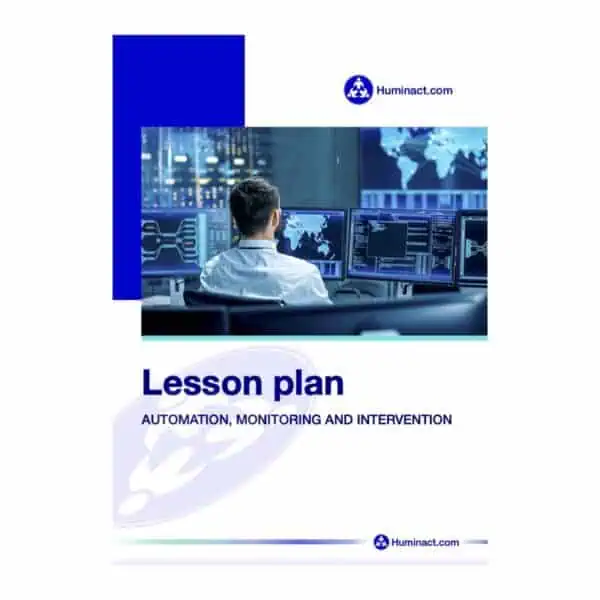 Cover of the lesson plan “Automation, Monitoring and Intervention” for CRM and human factors training in aviation.